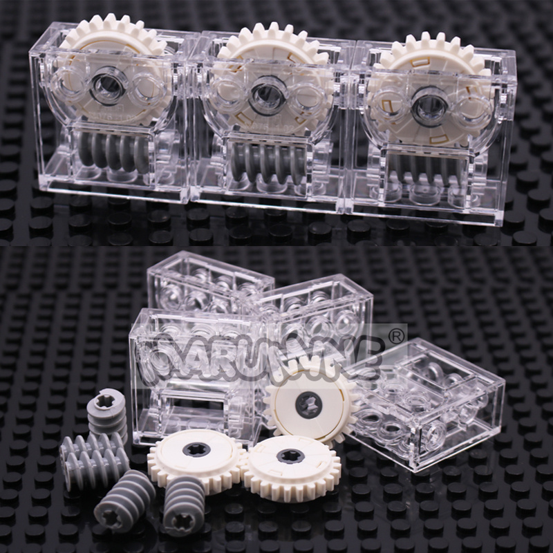 Motorcycle Gear Garage Storage - Marumine 기어 박스 MOC 빌딩 블록