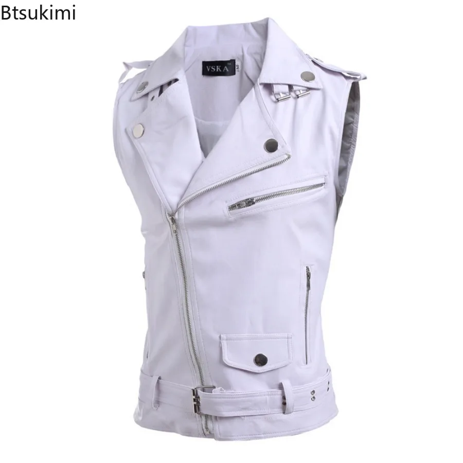 2026 남성 캐주얼 PU 가죽 조끼 가을 겨울 자켓  - Motorcycle Gear Vest 리뷰 및 가격