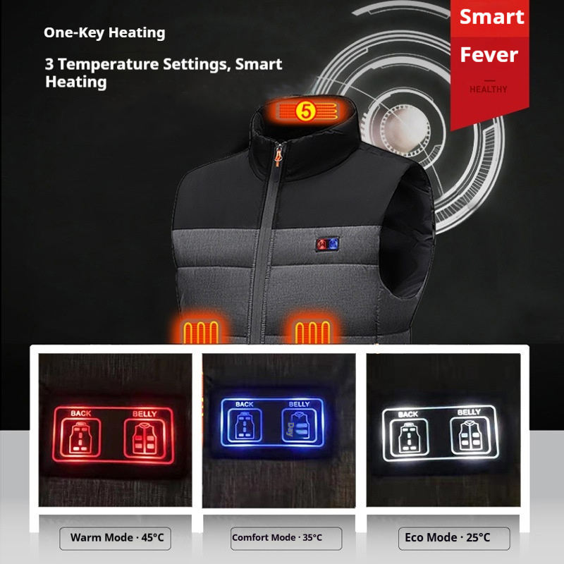 가열 조끼 유니섹스 충전식 발열 의류 면 조끼 11존  - Motorcycle Gear Vest 리뷰 및 가격